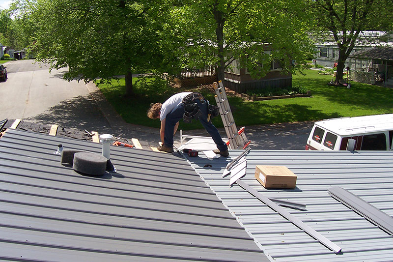 metal roof installation process