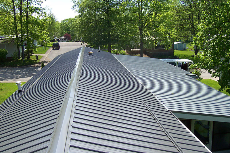 Roof installation complete